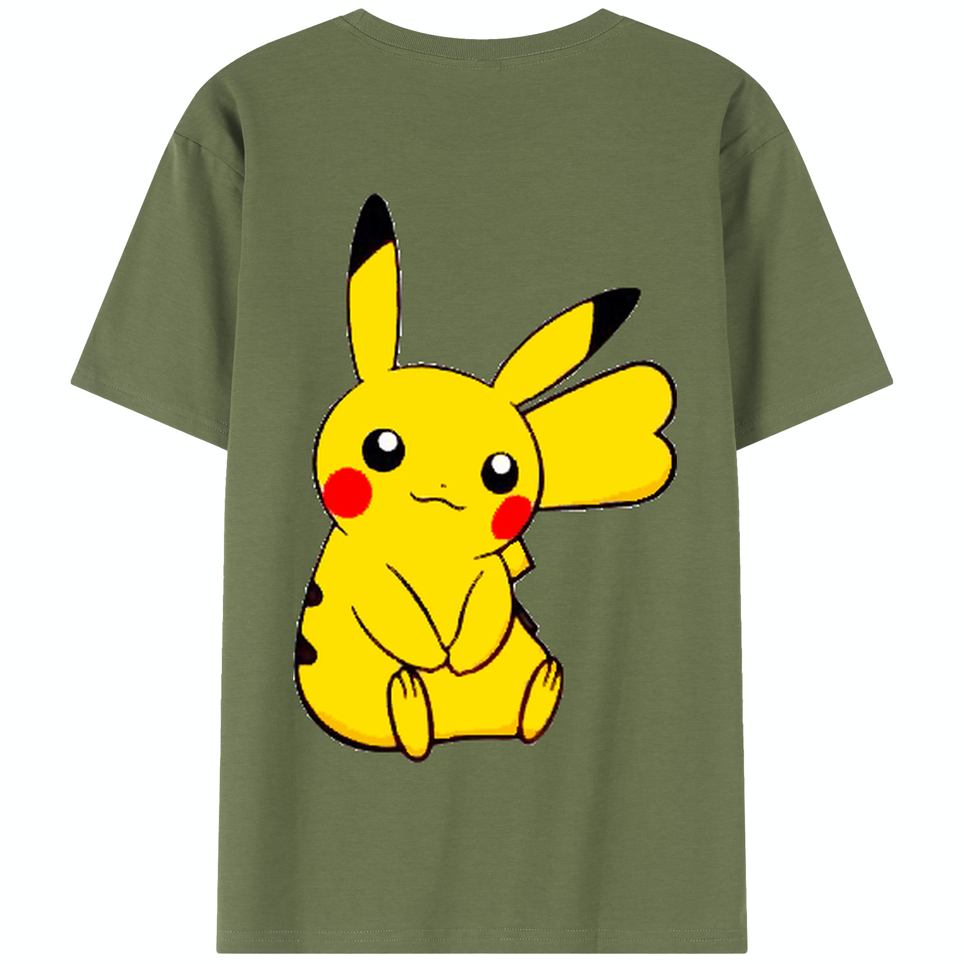 （画像用） ポケットモンスター Pokémon 綿100％半袖Tシャツ（背面プリント）